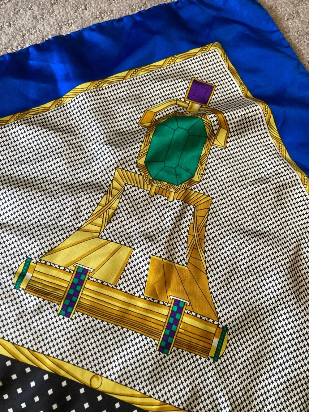 Vintage Christian Dior Echarpes silk scarf, 34